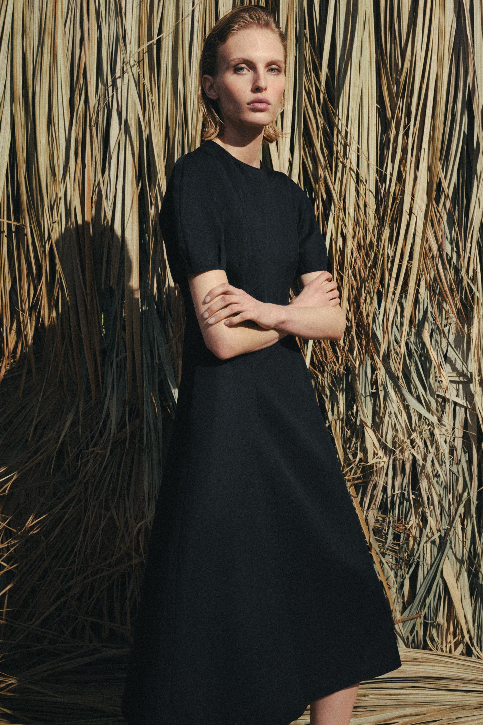 ROBE MIDI EN LIN ZW COLLECTION